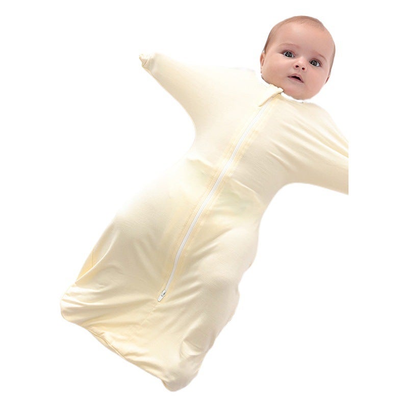 Cross-Border baby surrender swaddling breathable baby anti-startling sleeping bag cotton baby sleeping bag artifact wholesale - Image 2