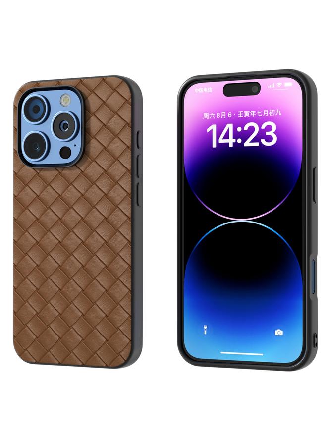 اس-توب جراب لهاتف iPhone 16 Pro بإطار أسود وملمس منسوج من مادة البولي يوريثين - Image 1