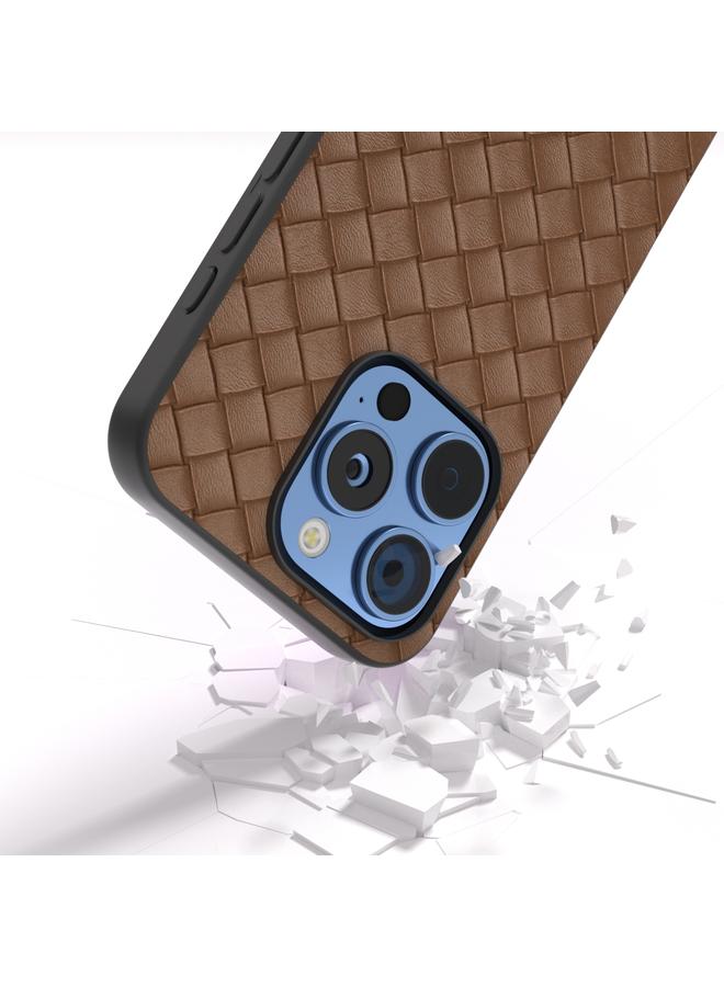 اس-توب جراب لهاتف iPhone 16 Pro بإطار أسود وملمس منسوج من مادة البولي يوريثين - Image 4