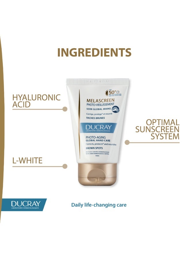 Ducray Melascreen Global Hand Care Photo-Aging SPF50+ 50ml - Image 4