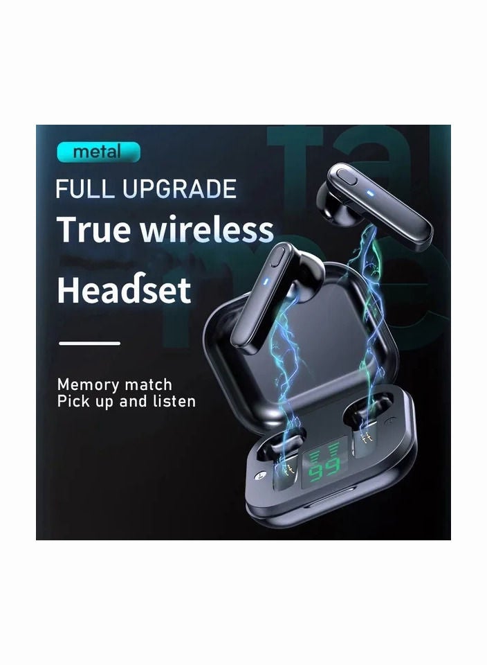 1-Pair TWS Bluetooth-Compatible 5.0 Wireless Earphones,Waterproof 9D Stereo Wireless Headphones,Sports Earbuds with Charging Box - Image 1