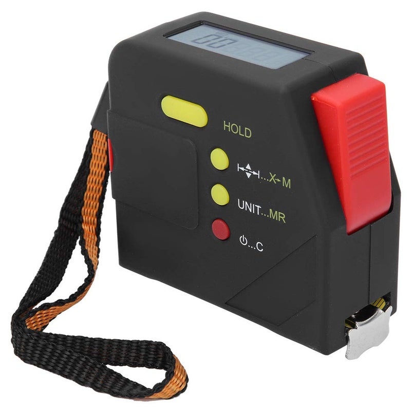 Walfront Digital Tape Measure, 5m(16ft) Electronic Measuring Tape Portable Woodworking Ruler with LCD Display - Image 1