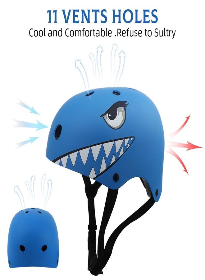 برو بيروس خوذة بروبروس® للأطفال برسومات كرتونية، مناسبة للأولاد والبنات من عمر 4 إلى 12 سنة، خوذة ركوب قابلة للتعديل، غلاف صلب، تصميم آمن مبطن، مناسبة للتزلج وركوب الدراجات والتزلج على الألواح وجميع الرياضات الخارجية، مقاس 50-54 سم - Image 5