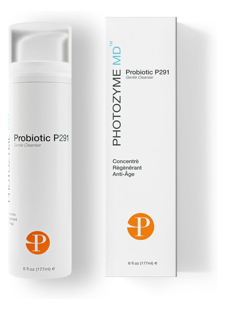 Photozyme - Photozyme Probiotic P291 Gentle Cleanser - Face Wash That Cleans and Tones - Removes Makeup and Impurities - pH Balances The Skin - Promotes Healthy Skin - 6 fl oz./177 ml - Image 1