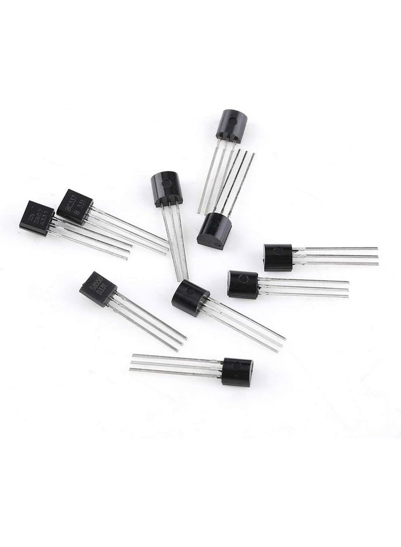 200pcs 10 Values NPN PNP TO-92 Power General Purpose Transistors Assortment Kit - Image 5