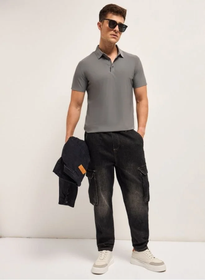 THE BEAR HOUSE  Men's Polo Shirt for Casual & Semi-Formal Wear | Classic Collar Neck T-Shirt | Comfortable, Stylish & Versatile for Office, Travel, Outings & Everyday Use for Men | Best Price UAE