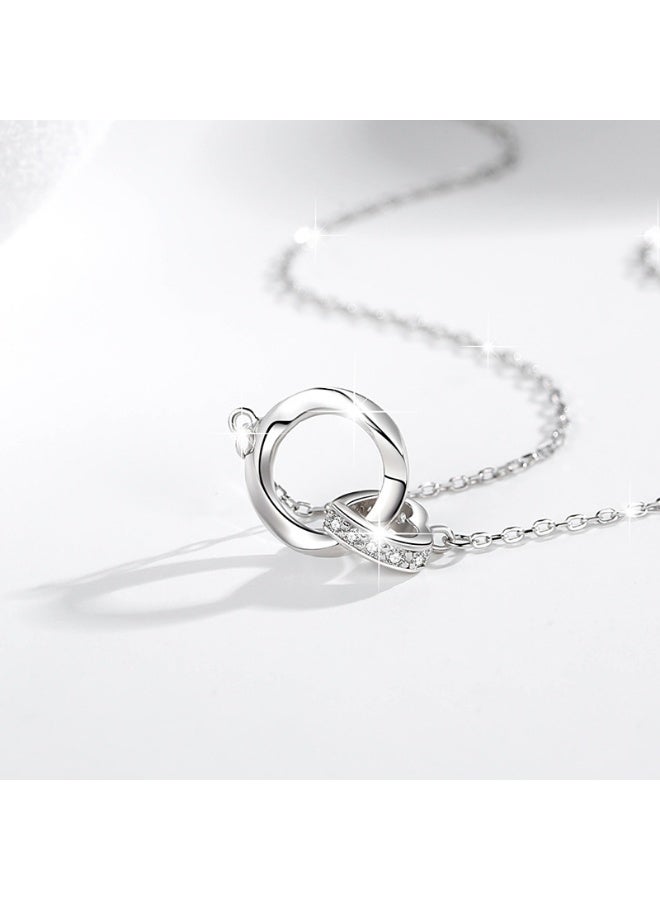 J.Rosée Crystal Mobius band 925 Sterling Silver Pendant Necklace for Women Gift Packing J.Rosée Fashion Jewelry JR-1115 - Image 3