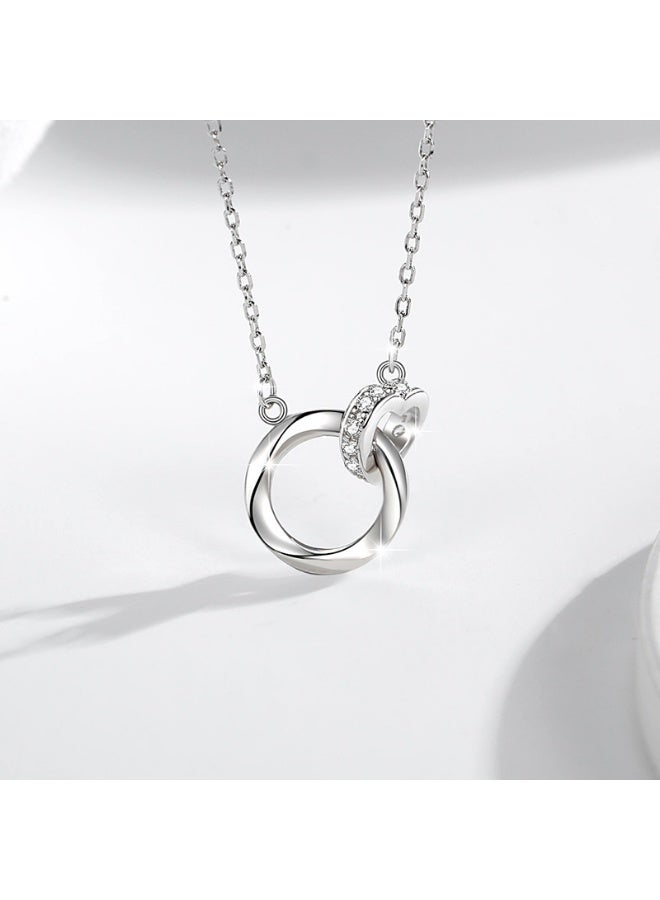 J.Rosée Crystal Mobius band 925 Sterling Silver Pendant Necklace for Women Gift Packing J.Rosée Fashion Jewelry JR-1115 - Image 4