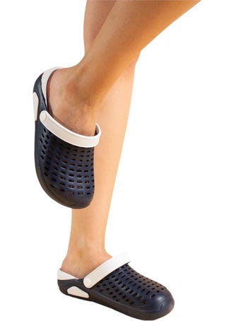 Liger Unisex Comfort Eva Sole Slippers Navy Blue - White  - Image 2