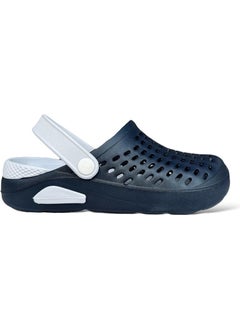 Liger Unisex Comfort Eva Sole Slippers Navy Blue - White  - Image 3