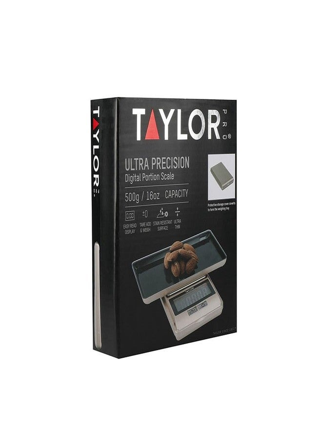 Taylor Pro Precision Kitchen Scales with 0.01g Accuracy & Tare in Gift Box, Pocket Sized, Plastic/Stainless Steel, Rose Gold, 500g / 16oz Weighing Capacity - Image 5