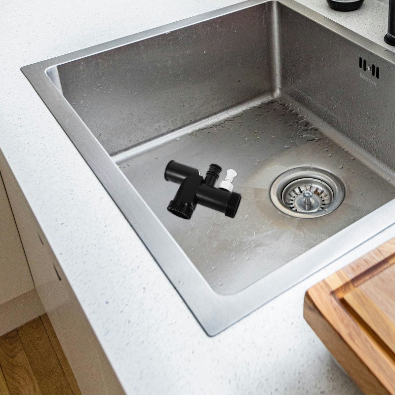 🍳 أنبوب تصريف حوض المطبخ لإدارة نفايات فعالة وتصميم مانع لتسرب المياه الخلفية - Image 5