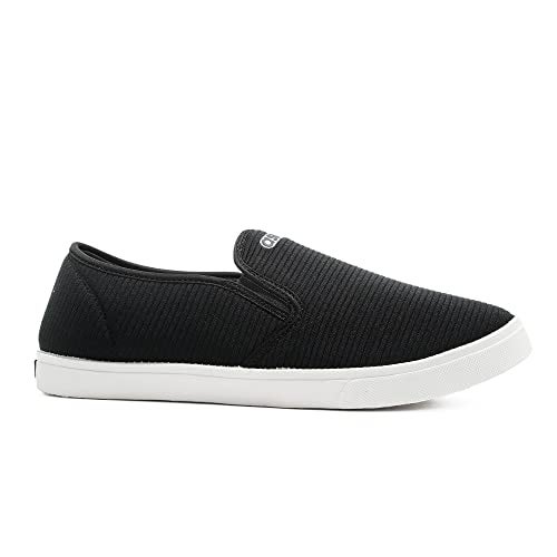 ASIAN Men's M-2025 Casual Sneakers,Loafer Shoes with Extra Cushion Lightweight Casual Slip-On Shoes for Men's & Boy's Black - Image 4