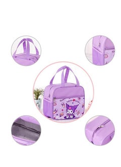 Excefore Portable Cartoon Lunch Box, Reusable Insulated Lunch Bag, Suitable for Office Picnic Camping Lunch Box  - Image 2