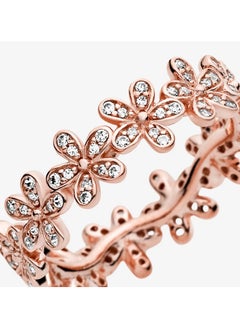 PANDORA Daisy 14k rose gold-plated ring with clear cubic zirconia, Size 48  - Image 5