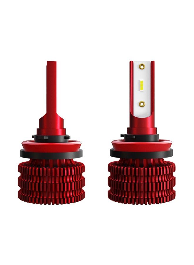 إسكدنيا طقم مصابيح LED أمامية للسيارة مكون من قطعتين - Image 2