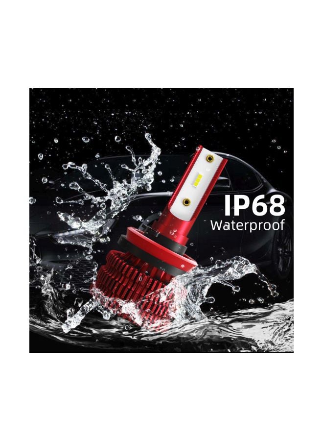 إسكدنيا طقم مصابيح LED أمامية للسيارة مكون من قطعتين - Image 5