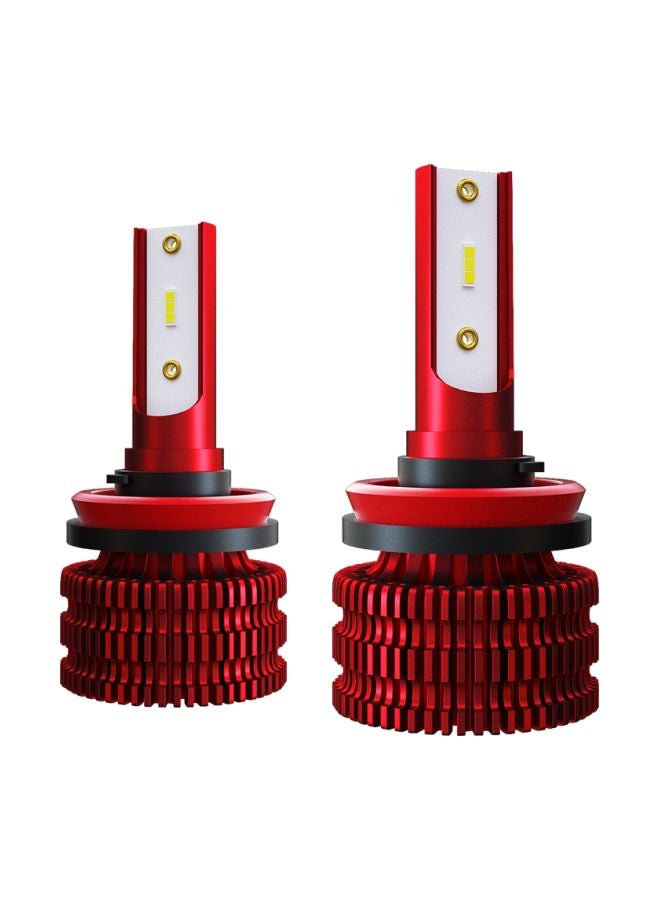 إسكدنيا طقم مصابيح LED أمامية للسيارة مكون من قطعتين - Image 1