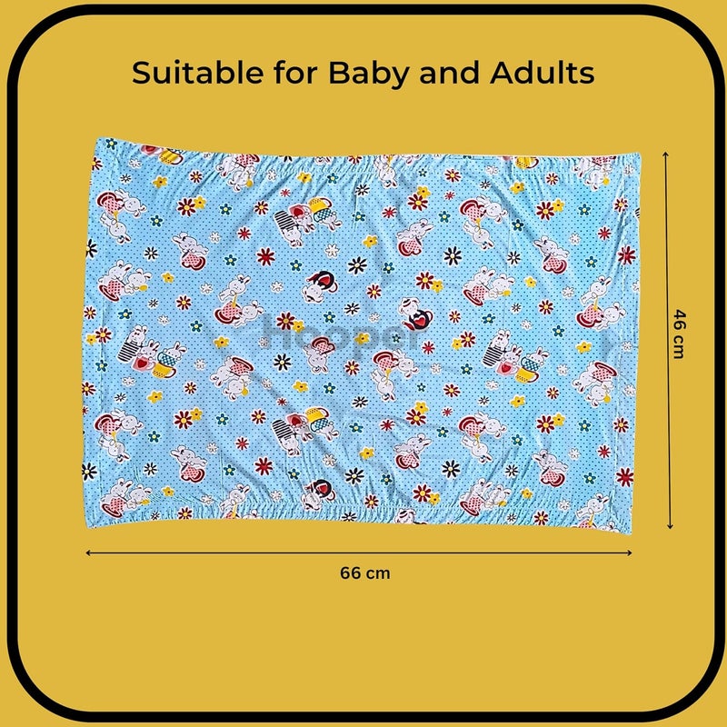 Hooper Water Proof Bed Protector for Baby Urine - Plastic Sheet for Bed Wetting -Thin, Soft, Easy to Fold & Carry, Small Size, Pack of 3, Assorted Trendy Prints, Design2 - Image 4