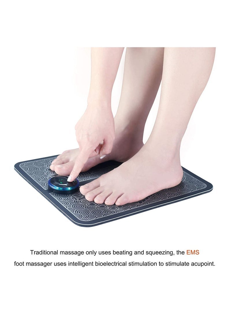 TIGER Electric Leg & Foot Muscle Stimulator Massager Mat | EMS Therapy Device for Pain Relief, Improved Circulation & Muscle Relaxation | Portable & Easy-to-Use Foot Massager for Home & Office - Image 3