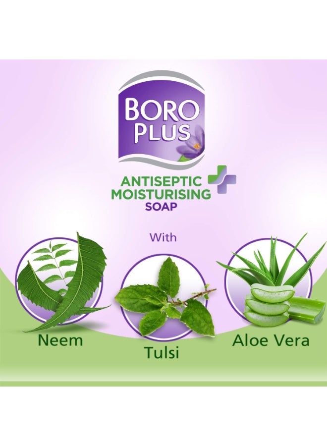 Boroplus Antiseptic Moisturizing Soap, Neem, Tulsi & Aloe Vera, 75g - Image 2