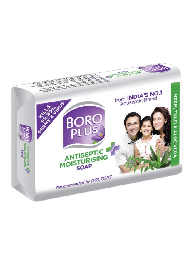 Boroplus Antiseptic Moisturizing Soap, Neem, Tulsi & Aloe Vera, 75g - Image 1