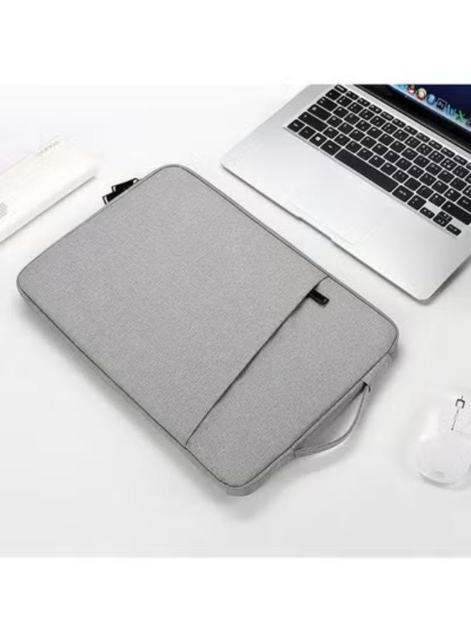 Universal Laptop Sleeve, Light Gray, Compatible with 14.1-15.4 Inch Notebooks & 16-inch MacBook, Slim & Shockproof - Image 4
