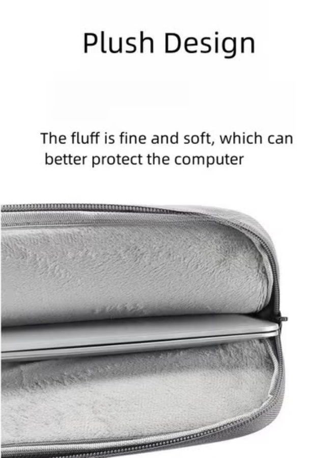 Universal Laptop Sleeve, Light Gray, Compatible with 14.1-15.4 Inch Notebooks & 16-inch MacBook, Slim & Shockproof - Image 2