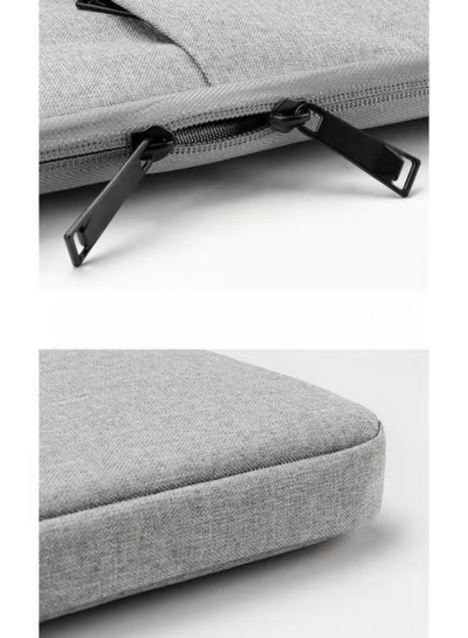 Universal Laptop Sleeve, Light Gray, Compatible with 14.1-15.4 Inch Notebooks & 16-inch MacBook, Slim & Shockproof - Image 3