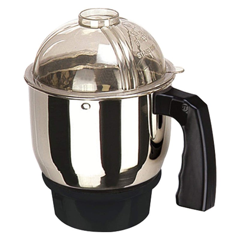 Gemini Gemini EP21 Special Combo Stainless Steel Mixer Chutney Jar and Juicer Jar 15L ABS Plastic BlackStandard Mixer JarKitchen ToolsMixer Grinder Chutney jar with lid 400 ML Steel Black - Image 3