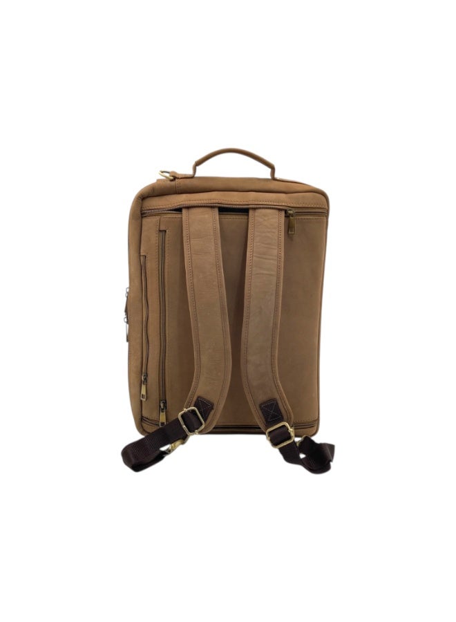 LAVERI LEATHER LAVERI Laptop Bag for Men - Leather Messenger Bag for Office - Fits up to 15 Inch Laptop - Shoulder Bag with Multiple Compartments - Executive Leather Bag for Work/Travel/Casual - 2890 - Image 4