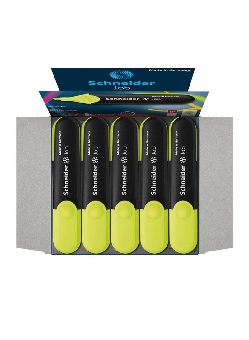 Schneider 10 قطع من قلم التحديد الأصفر - Image 1