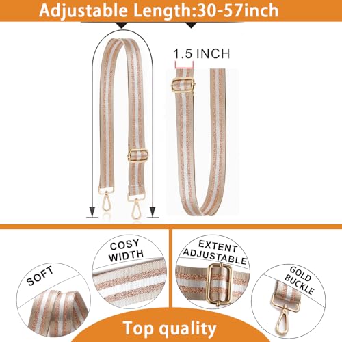 S-Jacorry Purse strap replacemnet crossbody bag strap women wide adjustable canvas cute shoulder strap Replacement Belt - Image 5