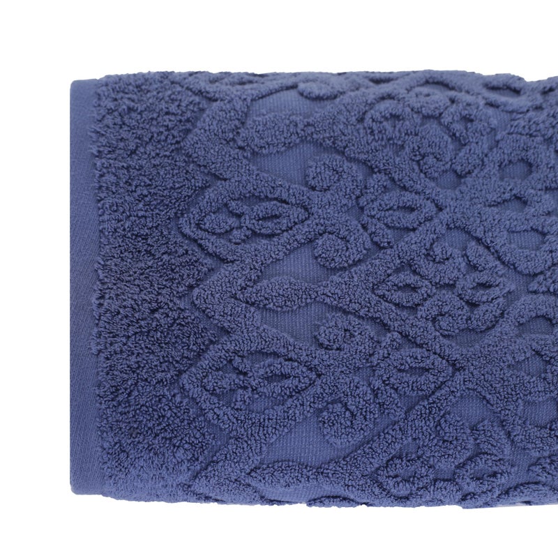 maspar 100% Cotton Windsor Hand Towel, 1 pcs, 45 x 75 cm, Blue - Image 3