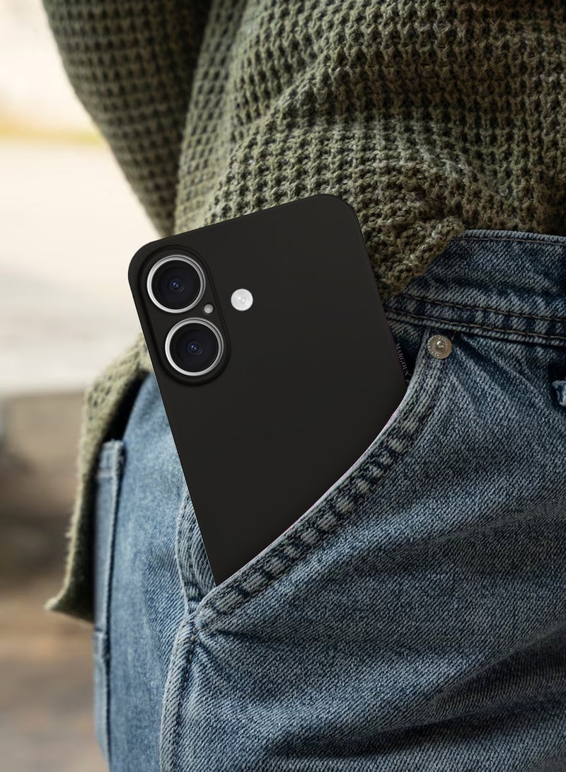 KZDOO ( for iPhone 16 ) Ultra Thin Case Cover Air Skin Series Back Cover Sturdy Durable Case Drop Protection Cover - Transparent Black - Image 5