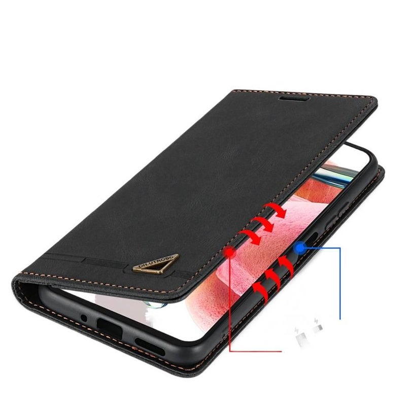 غطاء هاتف بTPU لـ Redmi Note 13 Pro باللون أخضر مغناطيسي بوظيفة حامل من مادة TPU مع حامل قائم ومغناطيس قوي مع مقاوم للصدمات مع مقاوم للخدش مع حماية من السقوط للاستخدام المتكرر - Image 3