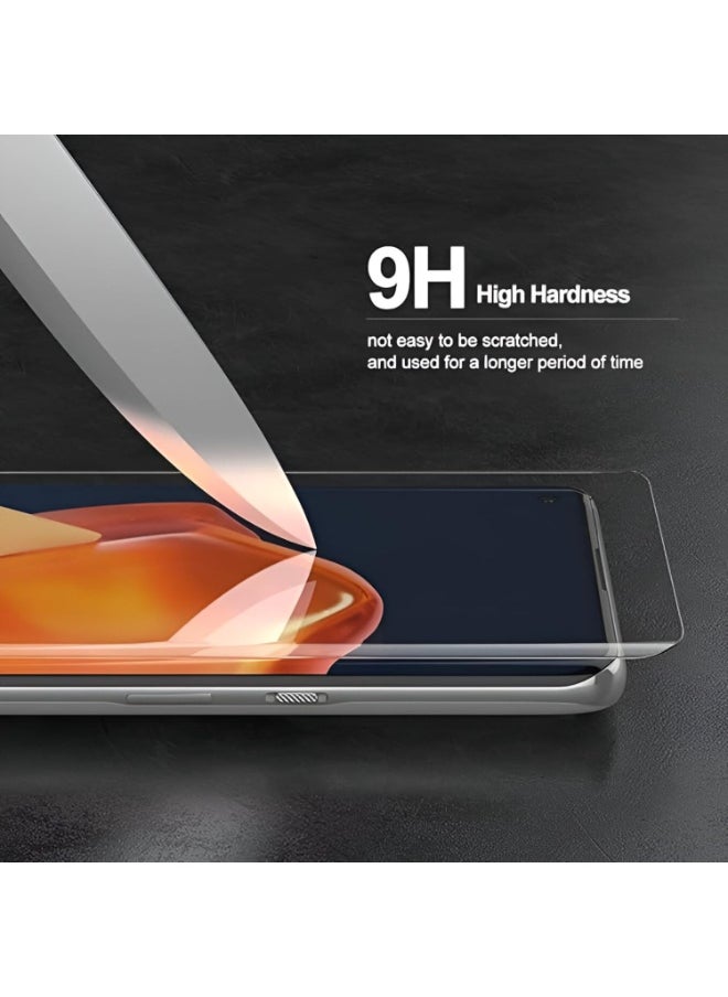 Generic - Screen Protector For Motorola Edge 60 Fusion UV Glass Curved Edges Full Cover Tempered Glass Screen Protector Full Glue Edge to Edge Coverage Anti Scratch Protector for Moto Edge 60 Fusion - Image 1