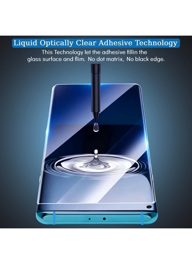 Generic - Screen Protector For Motorola Edge 60 Fusion UV Glass Curved Edges Full Cover Tempered Glass Screen Protector Full Glue Edge to Edge Coverage Anti Scratch Protector for Moto Edge 60 Fusion - Image 1