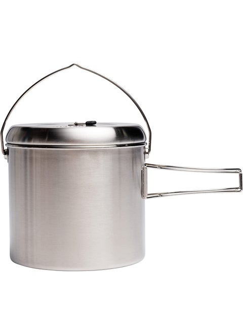 Solo Stove Pot 4000 Stainless Steel Camping Pot for Outdoor Campfire Great Cookware Equipment for Backpacking Kitchen Bushcraft Survival Gear and Cooking
