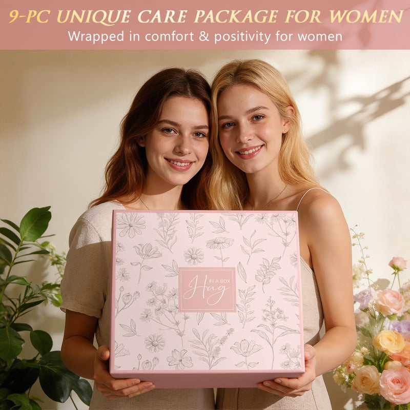Qinline Mothers Day & Birthday Gifts for Women - Get Well Soon Spa Care Package, Luxury Self Care Gift Basket for After Surgery & Cancer Care Inspirational Thinking of You Sympathy Gift Set for Mom Her Friend - Image 2