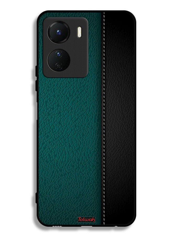 Tolwak Vivo Y16 Protective Case Cover Leather Pattern - Image 1