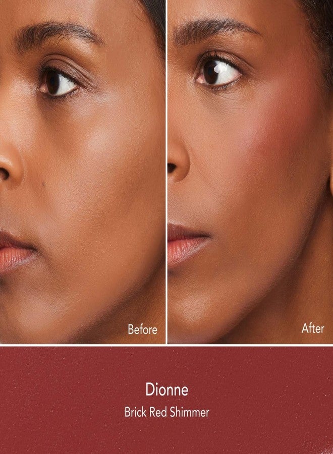 Thrive Causemetics Triple Threat Color Stick: Cream Blush Stick with Vitamin E, Evening Primrose Oil, Waterproof Smudge Proof Face Makeup Formula, Dionne (Brick Red Shimmer) - Image 2