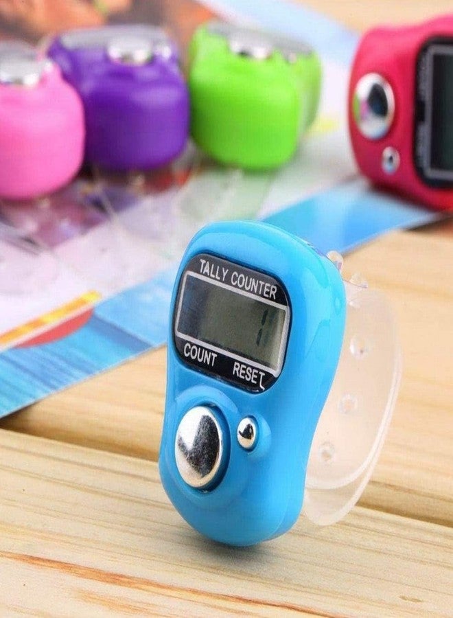 Hudioo Mini Digital Finger Counter Ring - Portable Hand Tally Counter for Beads, Chanting, Exercise Reps, Event Attendance and Inventory Counting (Multicolor) (1) - Image 3