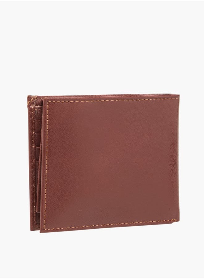 DUCHINI Mens Logo Embossed Bi-Fold Wallet With Flap Closure  - Image 2