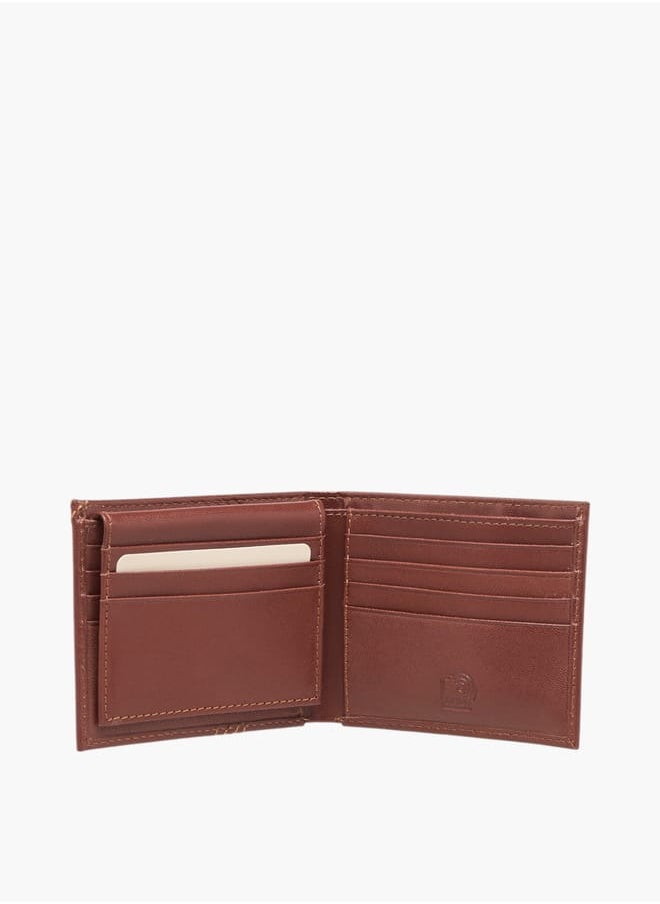 DUCHINI Mens Logo Embossed Bi-Fold Wallet With Flap Closure  - Image 5
