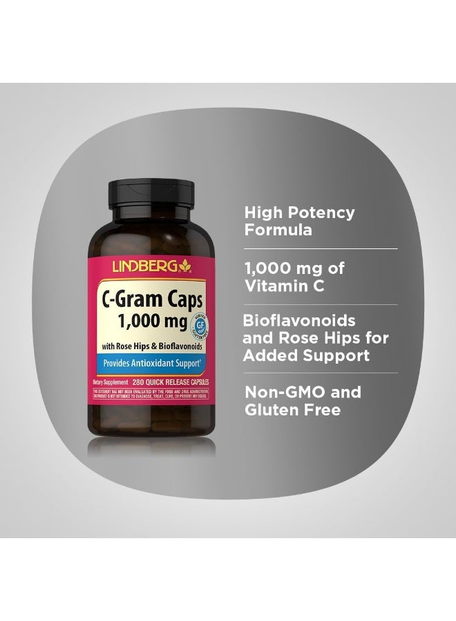 Lindberg C-Gram Caps 1,000 mg Dietary Supplement for Men and Women - Image 4