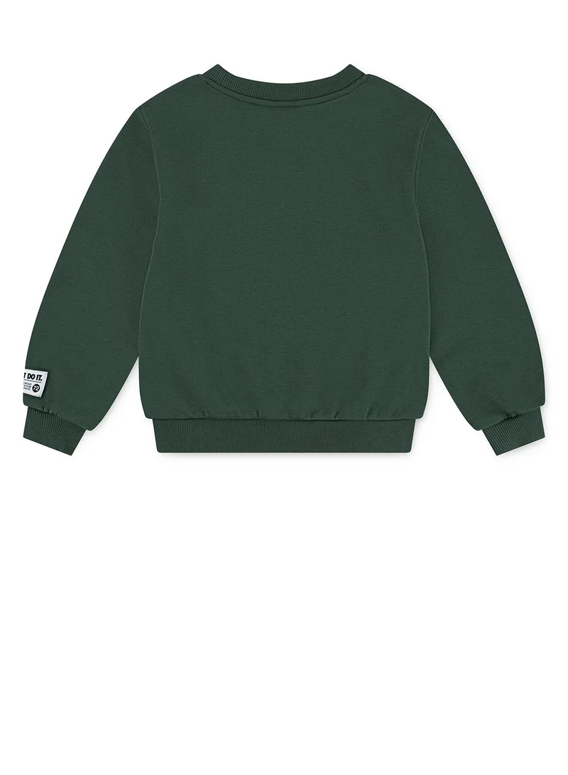 نايكي Kids Boys Nsw P.E. Graphic Crew Sweatshirt