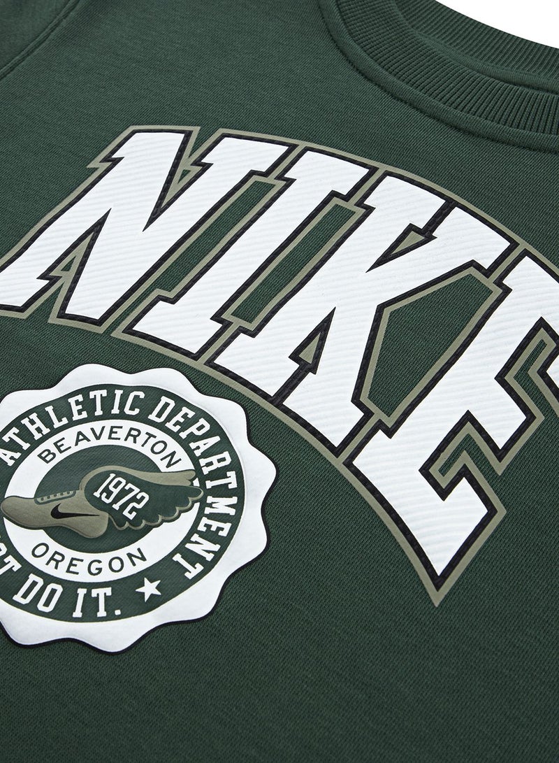 Nike Kids Boys Nsw P.E. Graphic Crew Sweatshirt - Image 3