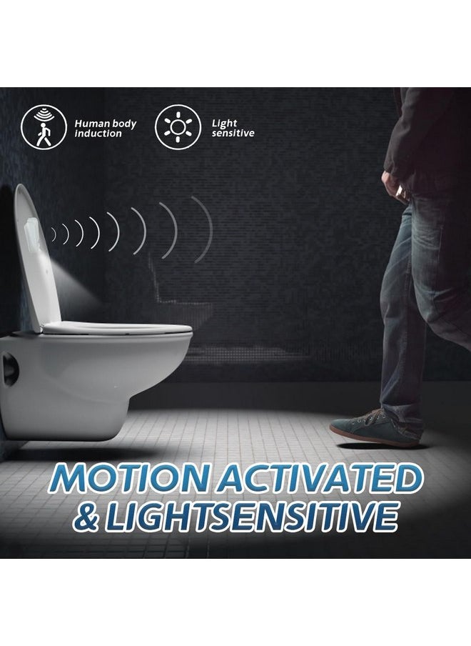 Generic - Toilet Night Light, Target Toilet Light Potty-Training Projector, Motion Activated, Toilet Bowl Animated Pictures and Cartoons Night Light Aim for Boys - Image 1
