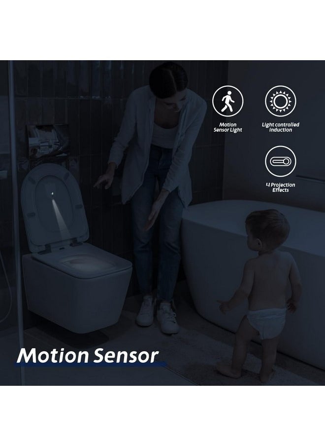 Generic - Toilet Night Light, Target Toilet Light Potty-Training Projector, Motion Activated, Toilet Bowl Animated Pictures and Cartoons Night Light Aim for Boys - Image 1
